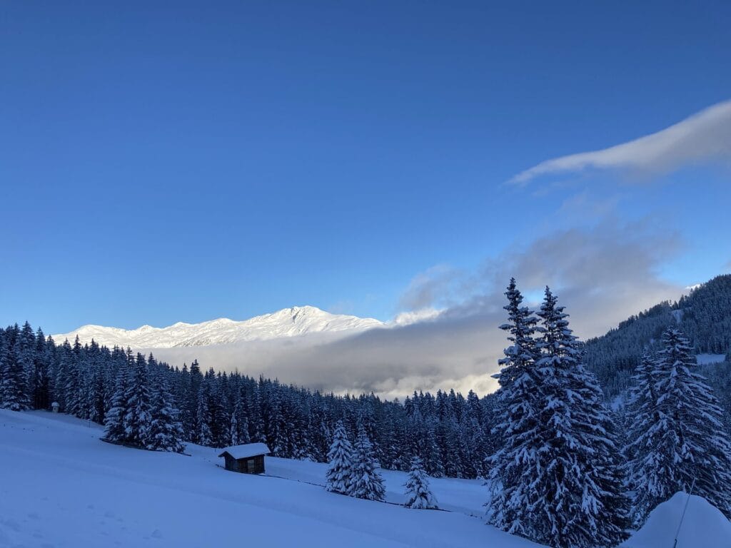 Stille genießen in den Bergen