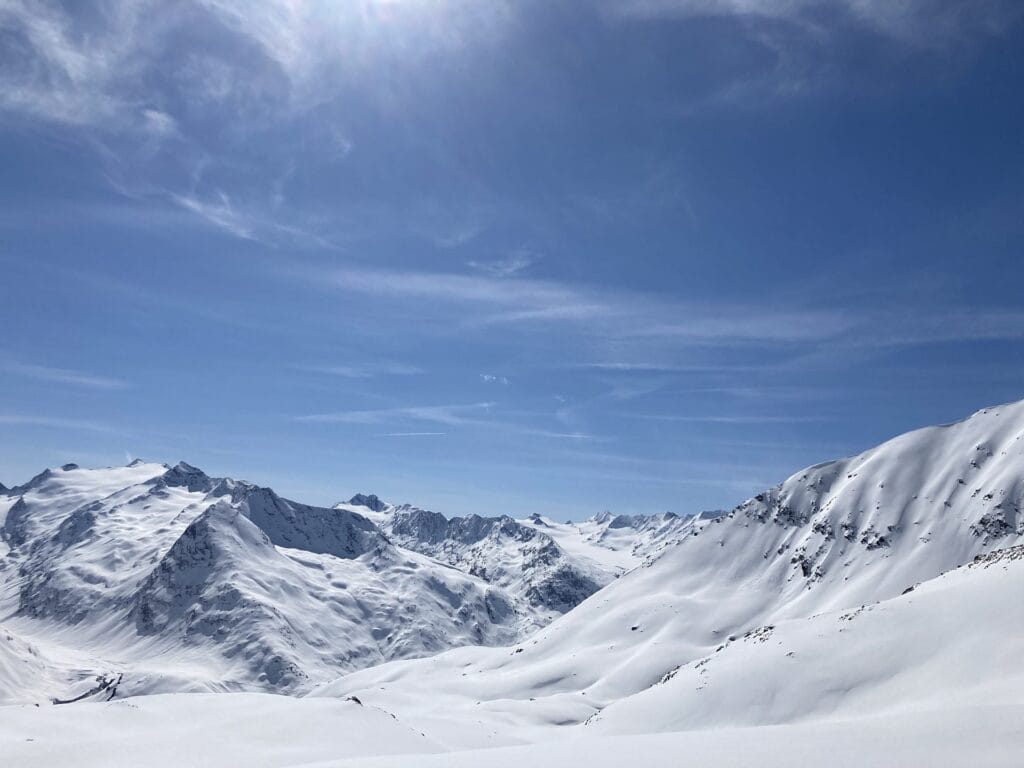 Unberührte Schneelandschaft im Ötztal