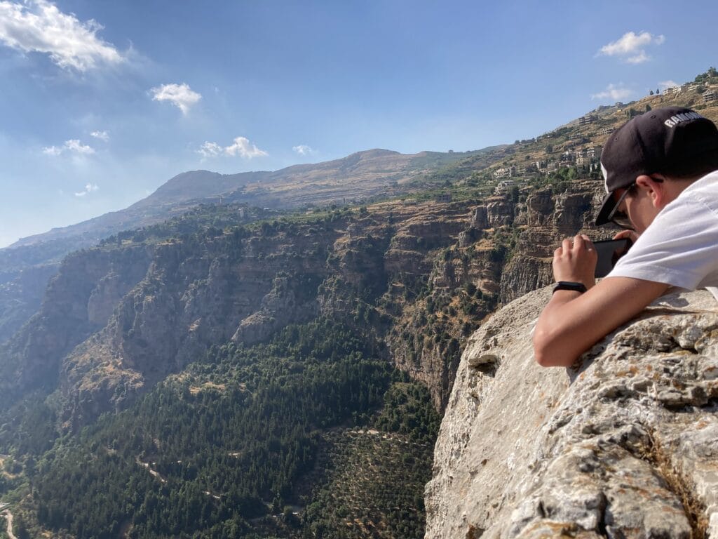 Festhalten der Landschaft im Libanon