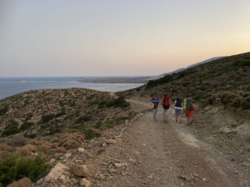 Wanderlager auf Kreta...Wohin der Weg wohl führt?