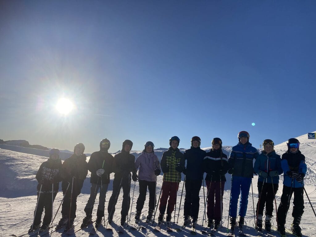 Skitag bei schönstem Wetter