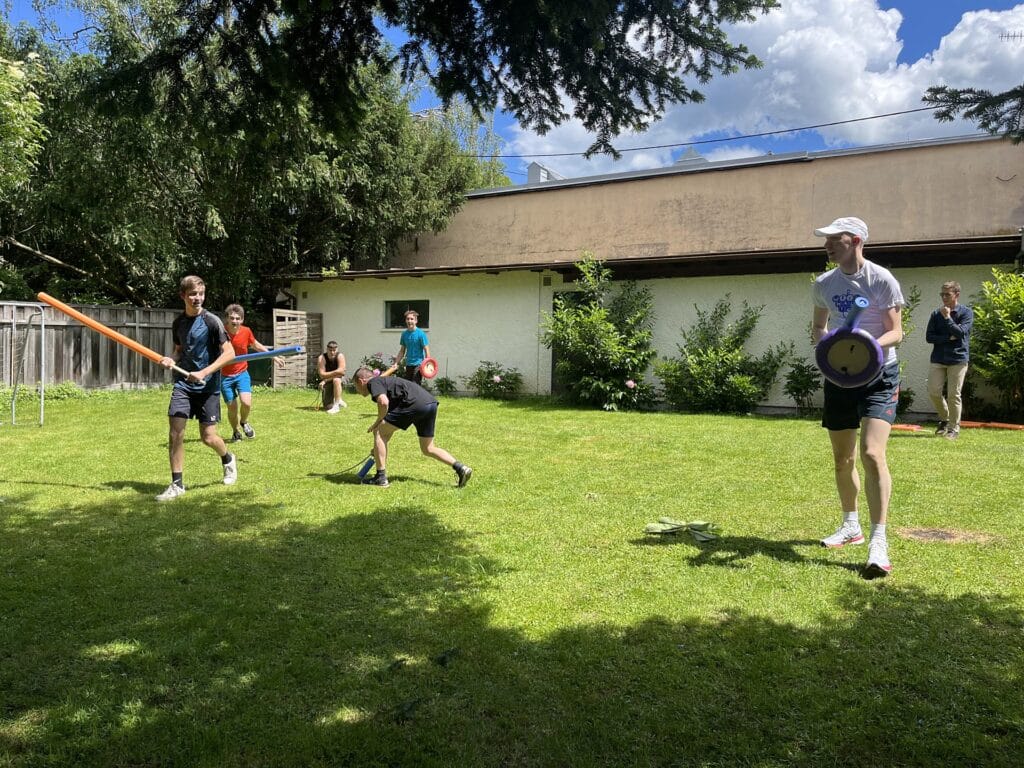 Voller Einsatz beim Juggerspiel