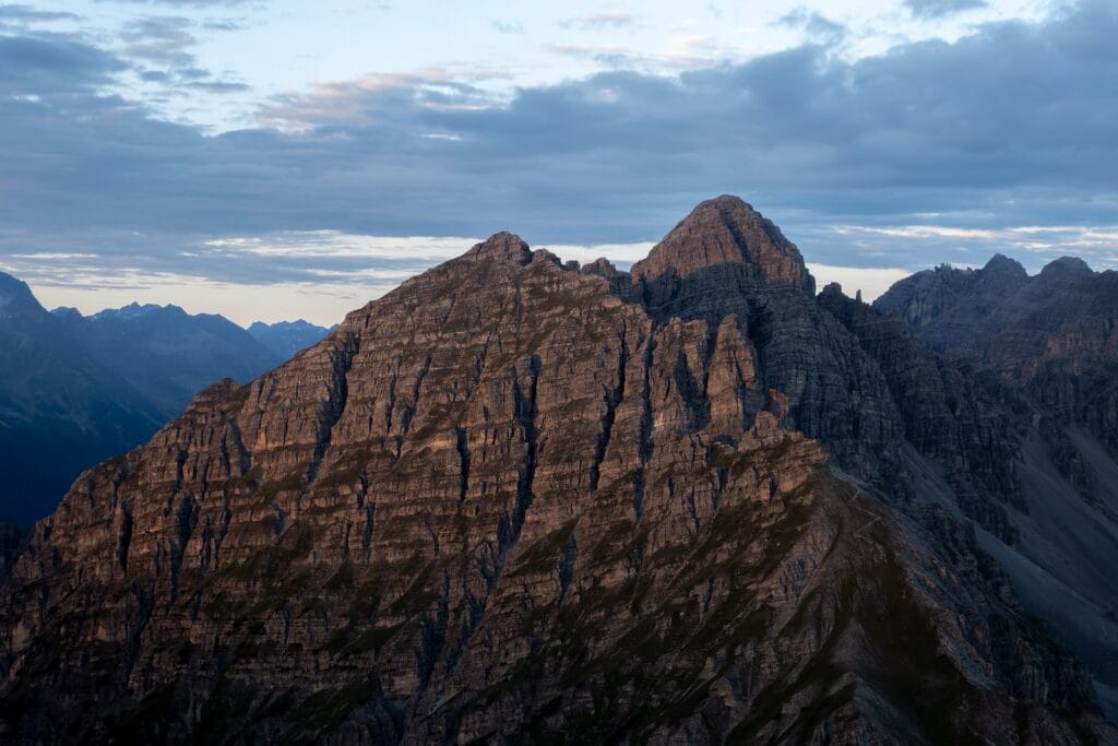 Ausblick nach einem harten Aufstieg