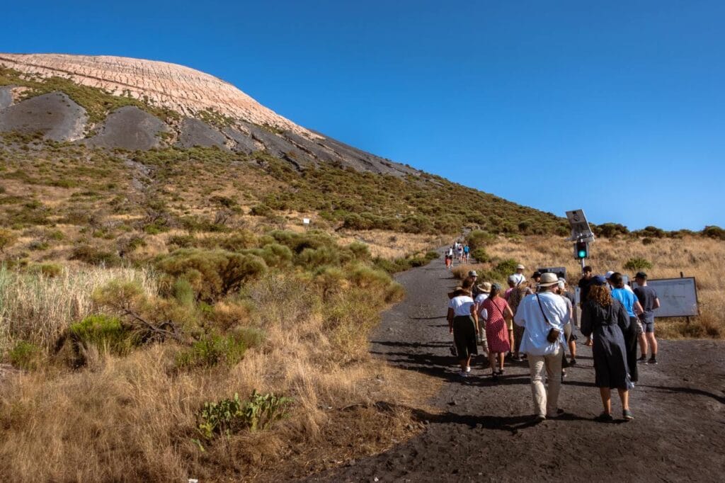 Aufstieg auf den Vulcano